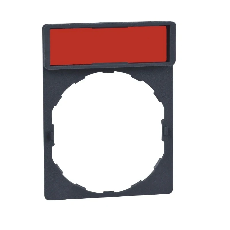 Schneider Electric Label Holder for Use with Harmony XB4 and Harmony XB5 Range, Pre-printed White OFF on 1 Black ZBY2312