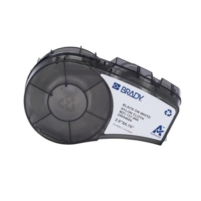 Brady Black on White Black Label Printer Label 50.8 mm Width 19.05 mm Label Length M21-137-499