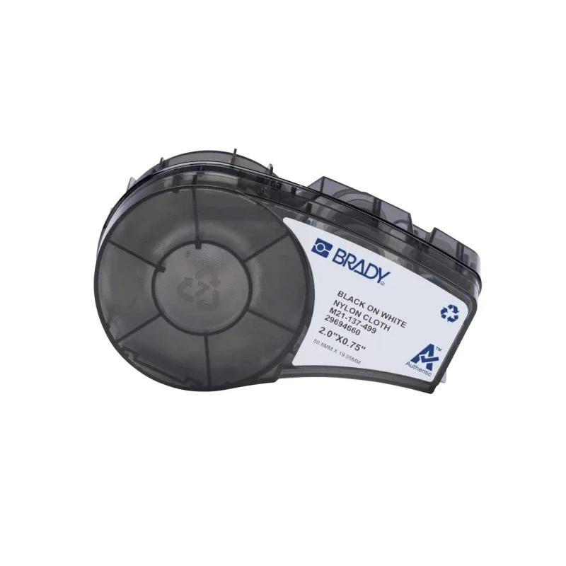 Brady Black on White Black Label Printer Label 50.8 mm Width 19.05 mm Label Length M21-137-499