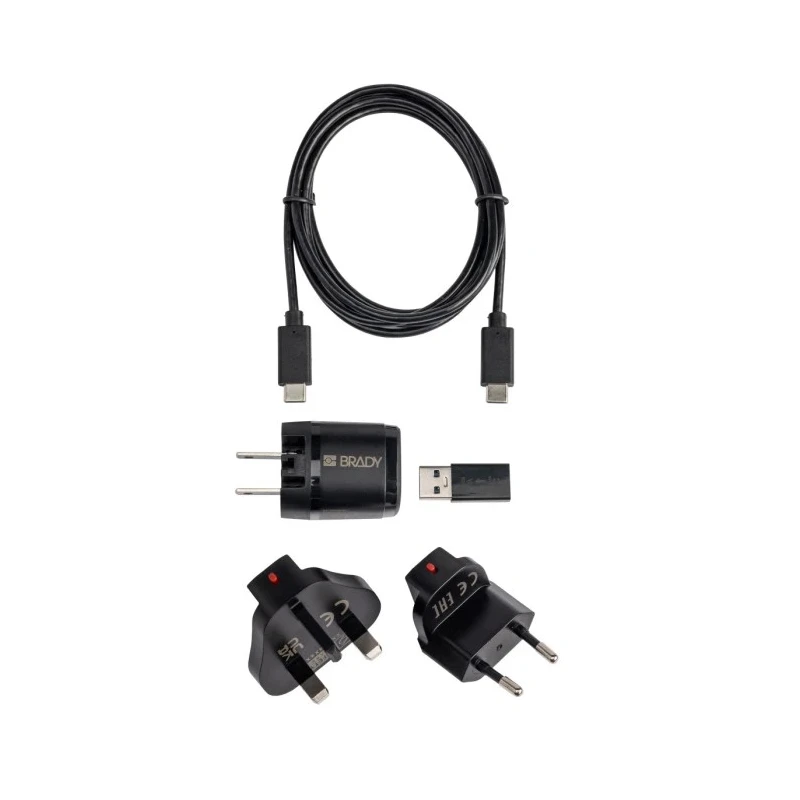 Brady Label Printer AC Adapter for M211 Handheld, 19.05 mm Max Label Width, US, Type G, EU M211-EU-UK-US-AC