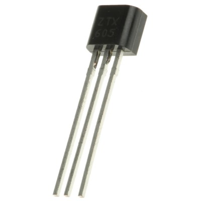 DiodesZetex Darlington Transistor NPN 1 A 120 V 1 W E-Line 3-Pin Through Hole ZTX605