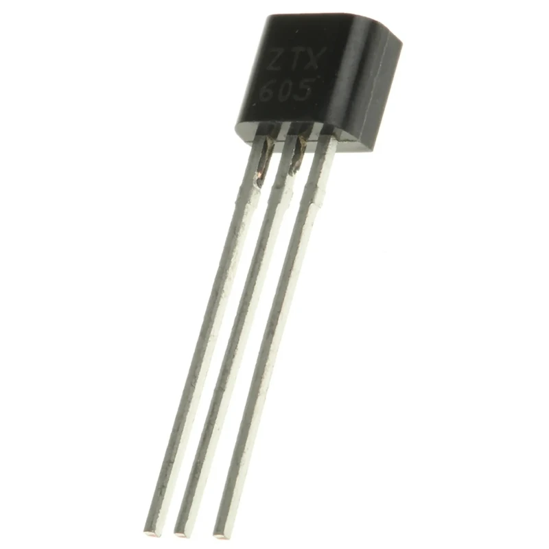 DiodesZetex Darlington Transistor NPN 1 A 120 V 1 W E-Line 3-Pin Through Hole ZTX605