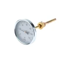 Jumo Professional Bi-Metallic Temperature Gauge Dial Thermometer 120 °C 100mm Dial 608001/0110-818-913-12-104-46-46-100/000