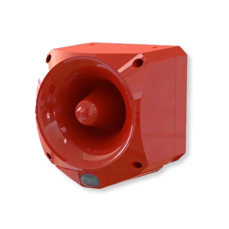 Klaxon Nexus Pulse Series White Beacon-Sounder Combination, IP66 Rated, 60V DC, 110 dB Sound Level ENC-6002