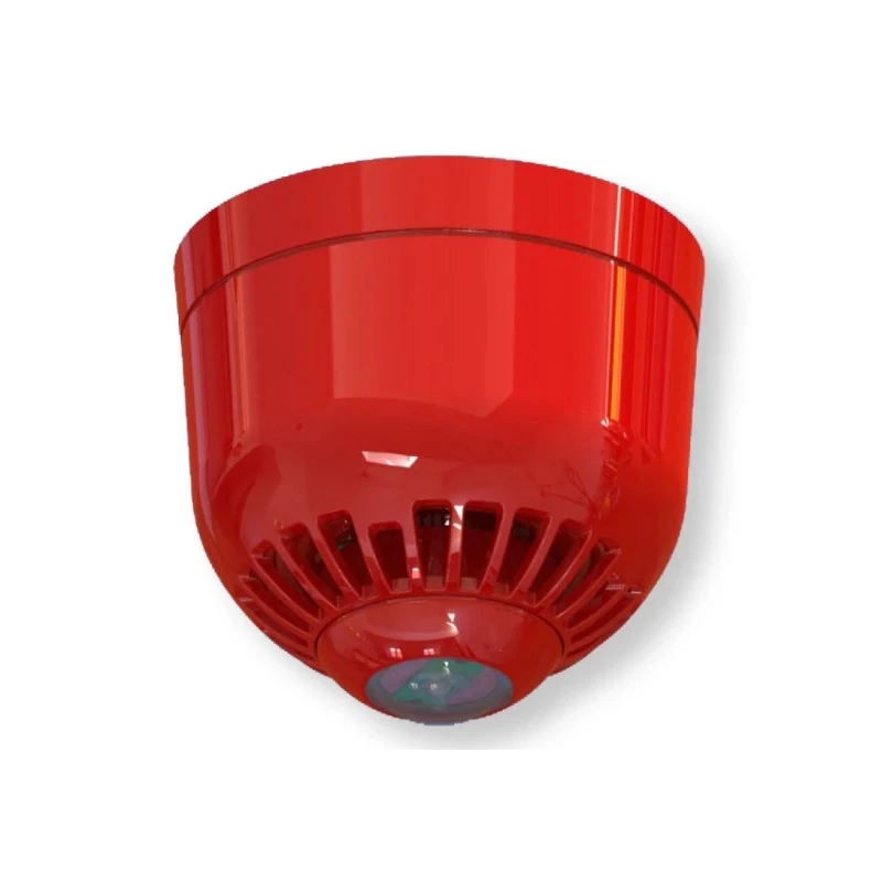 Klaxon Sonos Pulse Series White Beacon LED Flashing Wall Ceiling Light 60V DC ESB-5008