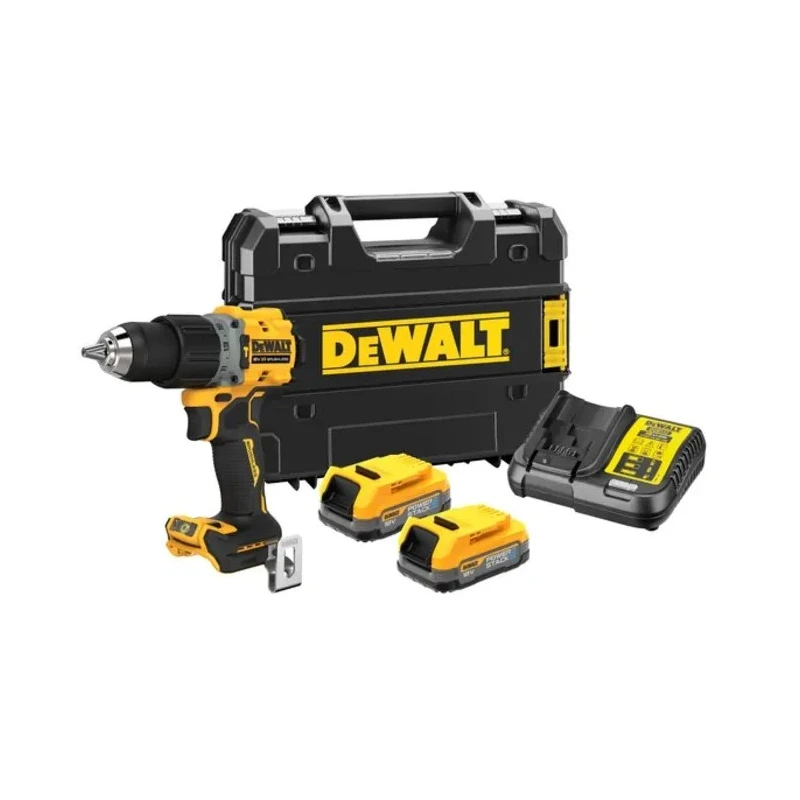 DeWALT Brushless Cordless Compact Hammer Drill 18V XR 850W 13mm Chuck 2000rpm 90.0Nm Torque DCD805E2T-QW