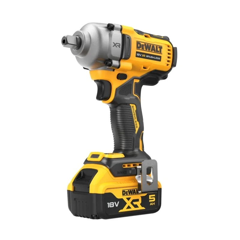 DeWALT 1/2 in Cordless Brushless Impact Wrench 18V 5 Ah Battery Capacity DCF892P2T-QW