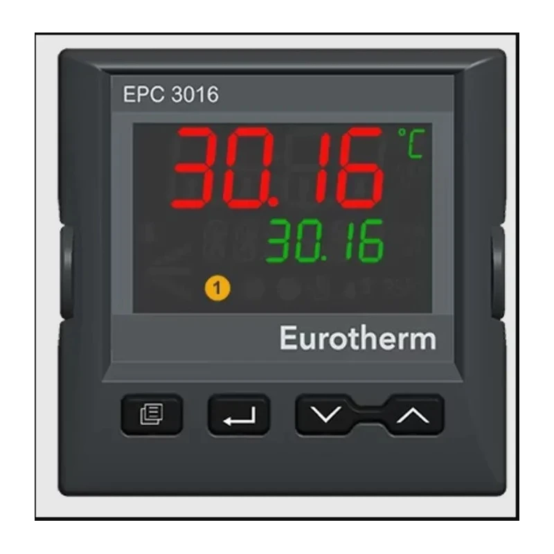 Eurotherm Panel Mount PID Controller 1 Input 1 Relay Logic SSR 24V AC/DC, LCD Display EPC3016