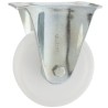 Guitel Hervieu Fixed Castor, 250 kg Load Capacity, 125 mm Polypropylene Wheel, Pressed Steel Frame, Model 373955