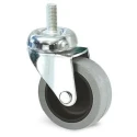 Guitel Hervieu Swivel Castor with 50 mm Rubber Wheel, 35 kg Load Capacity, Pressed Steel Frame CP1FA050-322L10