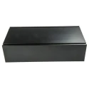 RS PRO Heatsink Universal Rectangular Aluminium Black Finish 0.5K/W 63 mm x 250 mm x 119 mm 658-025