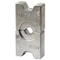 MECATRACTION Crimp Die, Coaxial Type Crimping Die for Cable Lug, Model H1-25-70F