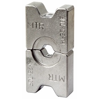 MECATRACTION Crimp Die, Coaxial Type Crimping Die for Cable Lug, Model H1-25-70F