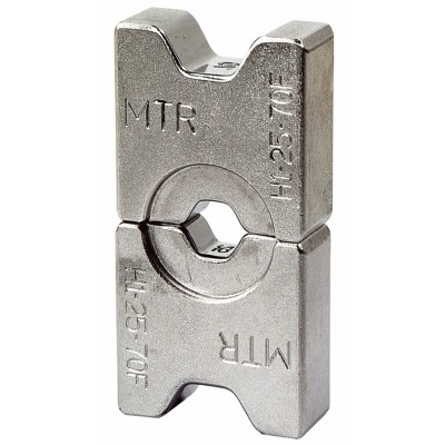 MECATRACTION Crimp Die, Coaxial Type Crimping Die for Cable Lug, Model H1-25-70F