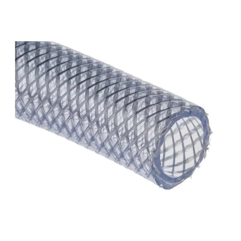 RS PRO Multi-Purpose Reinforced PVC Hose Pipe, 10 bar Pressure, 15 m Length, Clear, Polyvinyl Chloride Material 243-0166