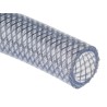 RS PRO Multi-Purpose Reinforced PVC Hose Pipe, 10 bar Pressure, 15 m Length, Clear, Polyvinyl Chloride Material 243-0166