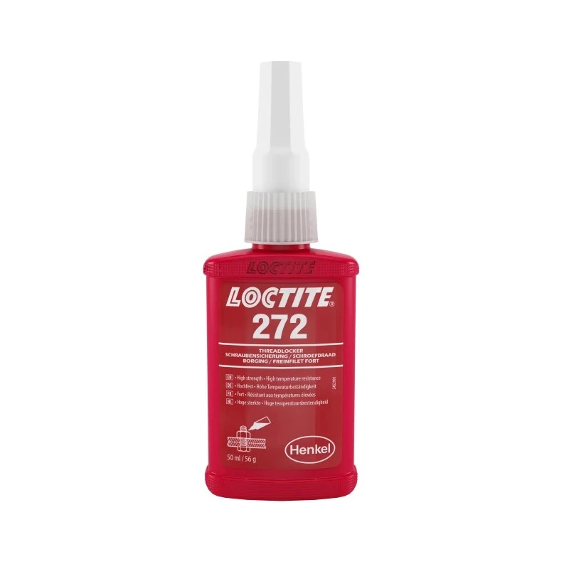 Loctite Red Orange High Strength Threadlocking Adhesive Liquid 50 ml LOCTITE 272 BO 50ML EGFD