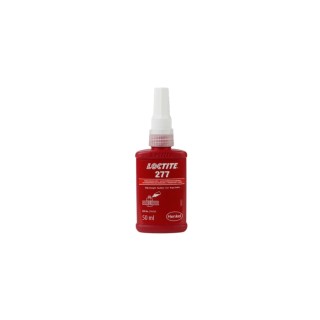 Loctite Red High Strength Threadlocking Adhesive Liquid, 50 ml LOCTITE 277 50ML EN/FR/NL/DE