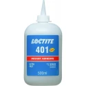 Loctite Cyanoacrylate Instant Adhesive Transparent Liquid Bottle 500 g LOCTITE 401 500G EGFD