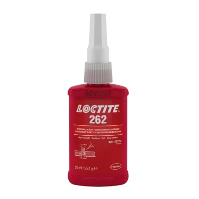 Loctite Red Threadlocking Adhesive 50 ml Medium to High Strength Acrylic LOCTITE 262 BO 50ML EGFD