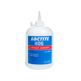 Loctite Cyanoacrylate Instant Adhesive Transparent Liquid 500 g LOCTITE 406 BO500G EGFD