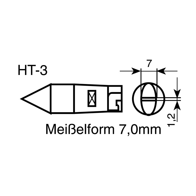 Weller Soldering Iron Tip 7 mm Screwdriver Shape 46 mm Length for LR 82 and FE 80 T0054426299