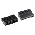 RS PRO Polycarbonate DIN Rail Enclosure Type, 110 mm Height x 75 mm Length x 55 mm Width, Top Hat DIN Rail, IP20 243-3654