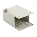 RS PRO Polycarbonate DIN Rail Enclosure Type, 110 mm Height x 75 mm Length x 55 mm Width, Top Hat DIN Rail, IP20 243-3654
