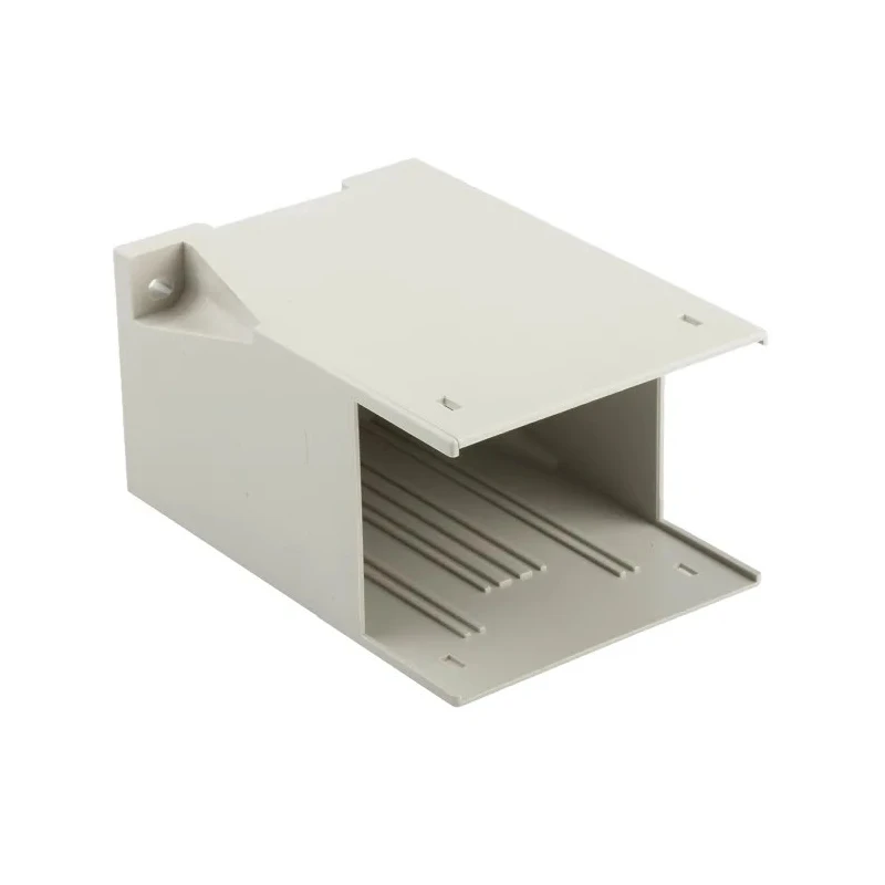 RS PRO Polycarbonate DIN Rail Enclosure Type, 110 mm Height x 75 mm Length x 55 mm Width, Top Hat DIN Rail, IP20 243-3654
