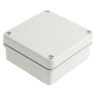 RS PRO Grey Grey Lid Die Cast Aluminium Enclosure IP66, 60 mm x 127 mm x 125 mm IP66