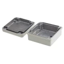 RS PRO Grey Grey Lid Die Cast Aluminium Enclosure IP66, 60 mm x 127 mm x 125 mm IP66