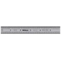 Mitutoyo 150 mm Steel Ruler Imperial/Metric Satin Chrome Finish 182-105