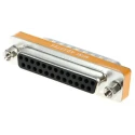 RS PRO 25-Way D-Sub Adapter Plug-in Straight Female to Male Connector 243-0403