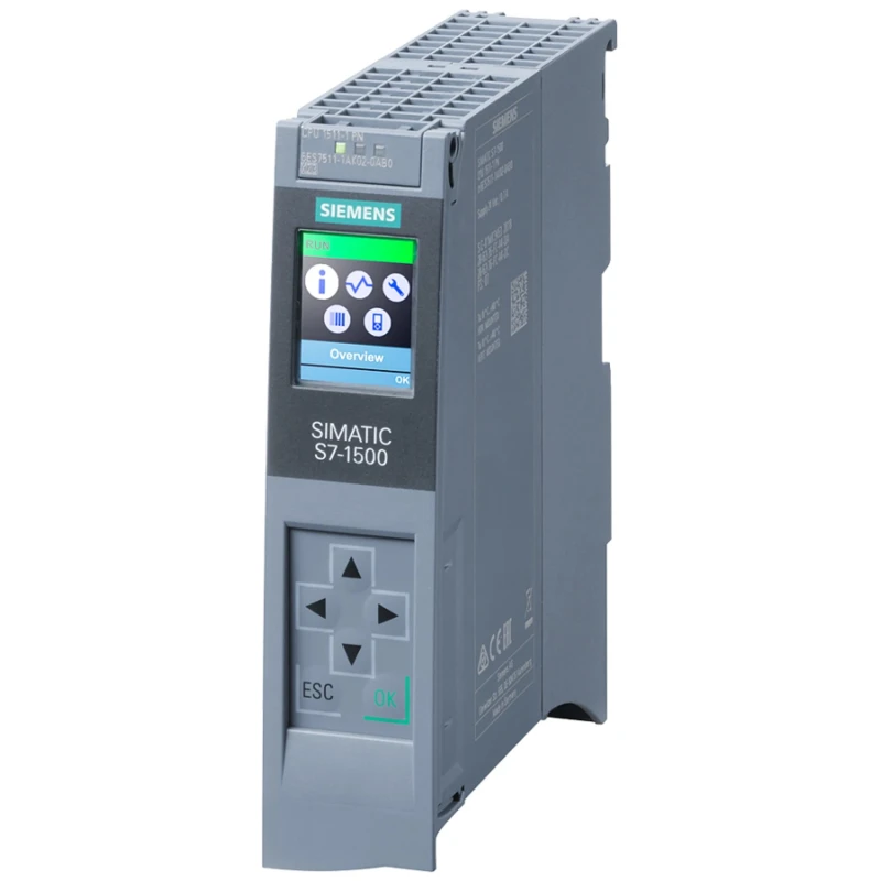 Siemens SIPLUS S7-1500 Series PLC CPU 24V DC, 20 Input, 20 Output, PROFINET Communication 6AG2511-1AK02-4AB0