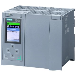 Siemens SIMATIC S7-1500T Series PLC CPU 24V DC, 20 Inputs, 20 Outputs, 9MB Programming Capacity 6ES7518-4TP00-0AB0