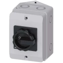 Siemens Switch Disconnector 3-Pole Enclosed Fuse Switch Disconnector 25A Series 3LD5 3LD2164-1TB51-0AB1