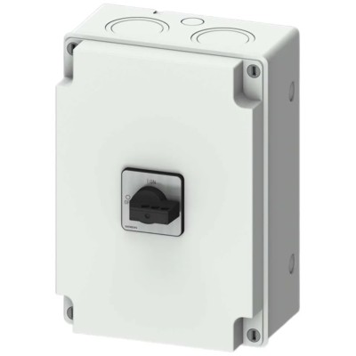 Siemens Switch Disconnector, 3-Pole, 100 A, Enclosed, Series 3LD, Mechanical Fuse Size RK5, RoHS Compliant 3LD2786-2GP21