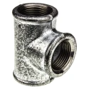 Georg Fischer Galvanised Malleable Iron Fitting Tee Female G 1 in to Female BSPP 1 in to Female BSPP 1 in 770130206