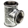 Georg Fischer Galvanised Malleable Iron Fitting Tee Female G 1 in to Female BSPP 1 in to Female BSPP 1 in 770130206