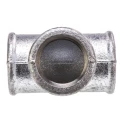 Georg Fischer Galvanised Malleable Iron Fitting Tee Female G 1 in to Female BSPP 1 in to Female BSPP 1 in 770130206
