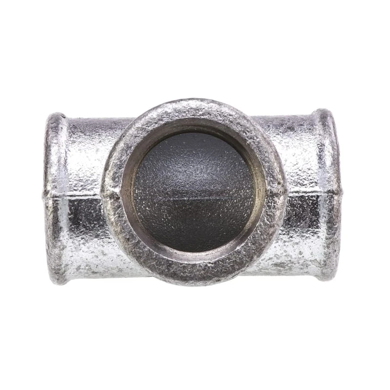 Georg Fischer Galvanised Malleable Iron Fitting Tee Female G 1 in to Female BSPP 1 in to Female BSPP 1 in 770130206