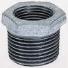 Georg Fischer Black Malleable Iron Fitting Straight Reducer Bush Male BSPT 3/4 in to Female BSPP 1/4 in 770241121