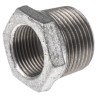 Georg Fischer Galvanised Malleable Iron Fitting Straight Reducer Bush Male BSPT 1 in to Female BSPP 3/4 in 770241227