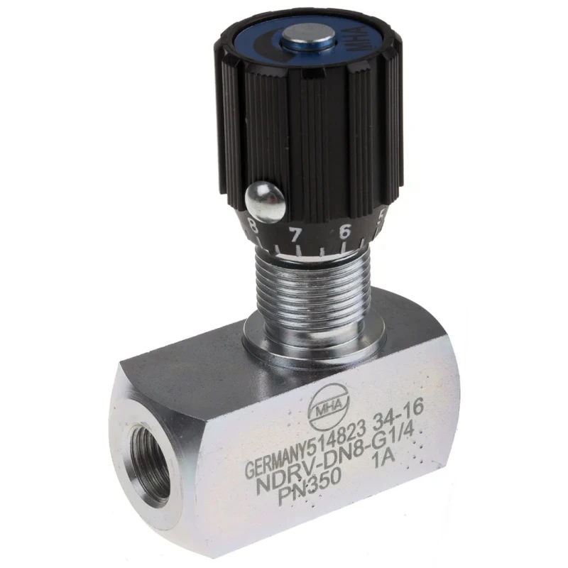 RS PRO In Line Mount Mounting Hydraulic Flow Control Valve, G Thread, 350 bar Pressure, 50L/min Flow Rate 243-5571
