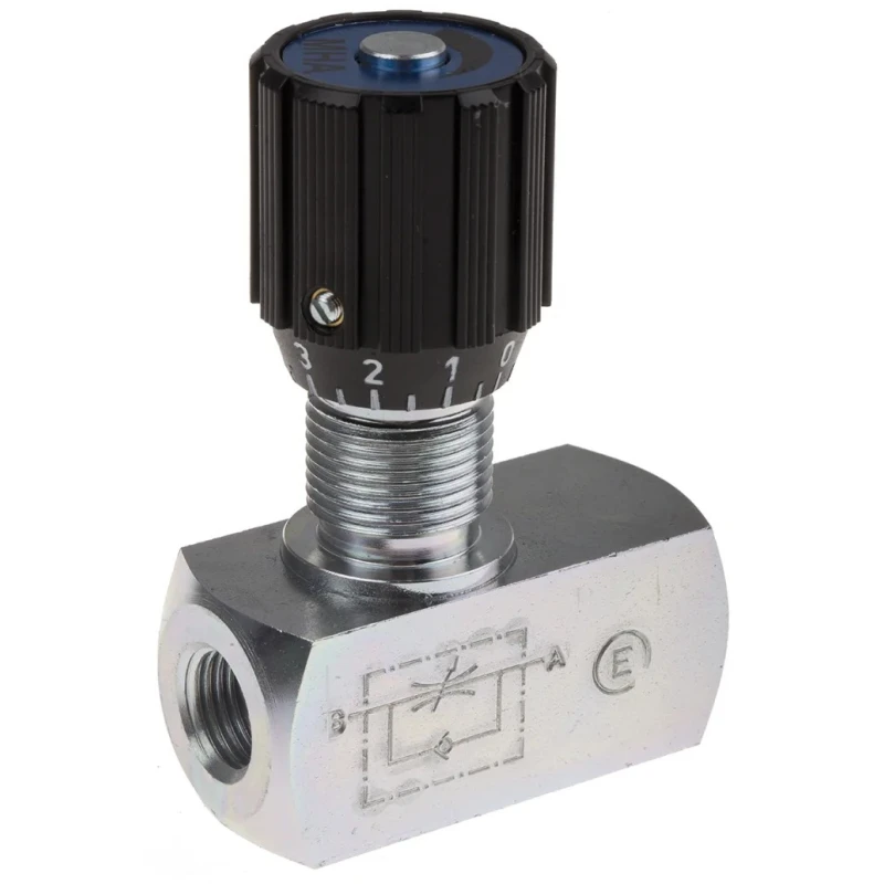 RS PRO In Line Mount Mounting Hydraulic Flow Control Valve, G Thread, 350 bar Pressure, 50L/min Flow Rate 243-5571