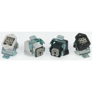 EPIC H-A Heavy Duty Power Connector 3 Way 10A 250V Germany 10421000+10423100