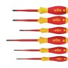 Wiha Insulated Phillips, Pozidriv, Slotted Screwdriver Set 6-Piece Germany 38362