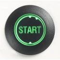 APEM FD Series Illuminated Push Button Switch, Panel Mount, SPST Contact, Green and Red LED, IP67 Rated FDAP1D1282F1E