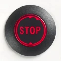 APEM FD Series Illuminated Push Button Switch, Panel Mount, SPST Contact, Green and Red LED, IP67 Rated FDAP1D1282F1E
