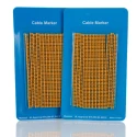 RS PRO Clip-On Cable Marker Yellow Nylon Pre-Printed 0-9-A-Z for 1.2 mm to 2 mm Cable 243-6410